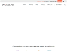 Tablet Screenshot of diocesan.com
